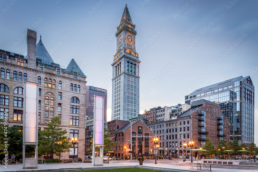 View of the architecture of Boston in Massachusetts, USA.