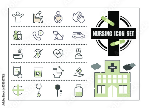 NURSING ICON SET