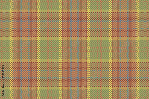 Seamless pattern of scottish tartan plaid. Repeatable background with check fabric texture. Vector backdrop striped textile print.