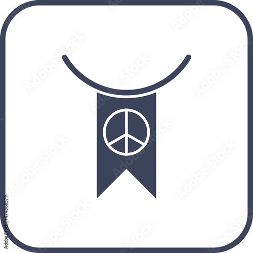 Activism Glyph Round Corner Vector Icon Design