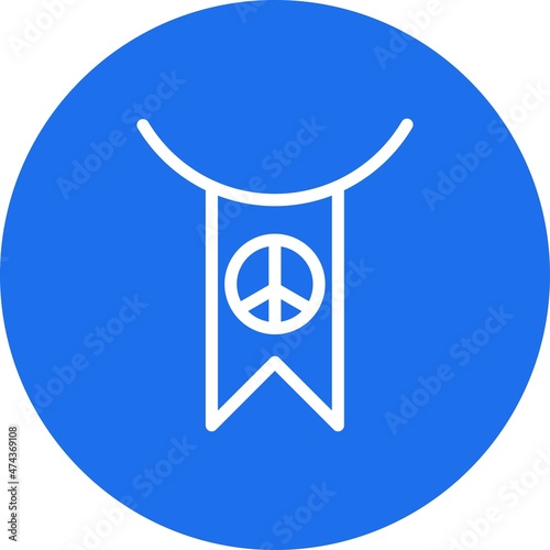 Activism Line circle Vector Icon Design