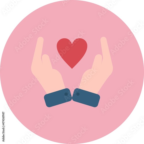 Tolerance Flat Circle Vector Icon Design