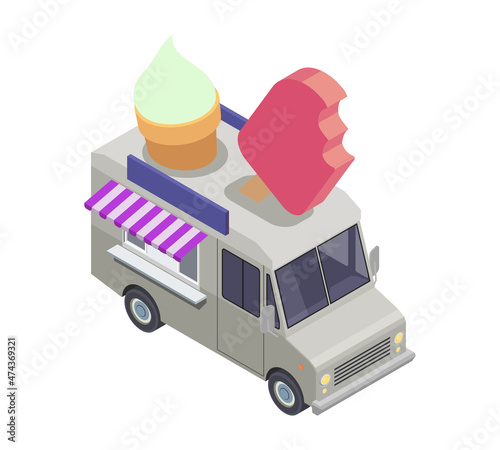 Ice Cream Truck Composition