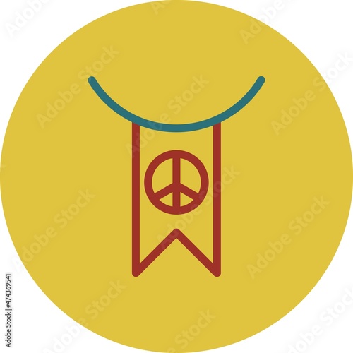 Activism Line Two Color Vector Icon Design