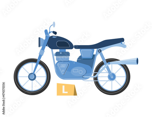 Motorcycle Driving License Composition