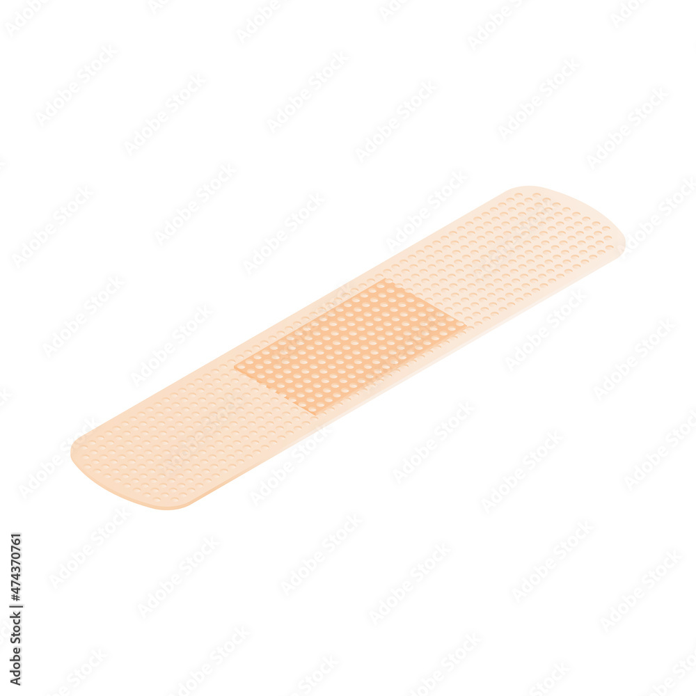 Isometric Band Aid Composition Isometric Band Aid Composition