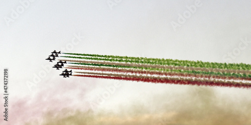 Patrouille aérienne acrobatique italienne photo