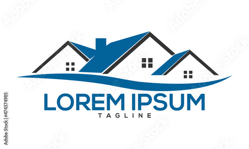 Unique real estate logo Modern and minimalist vector and abstract logo