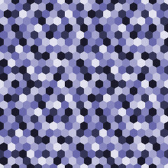 Crédence de cuisine Pantone 2022 very peri Vector seamless pattern trending color of the year 2022 very peri. Abstract geometry with honeycombs  © Baranovska