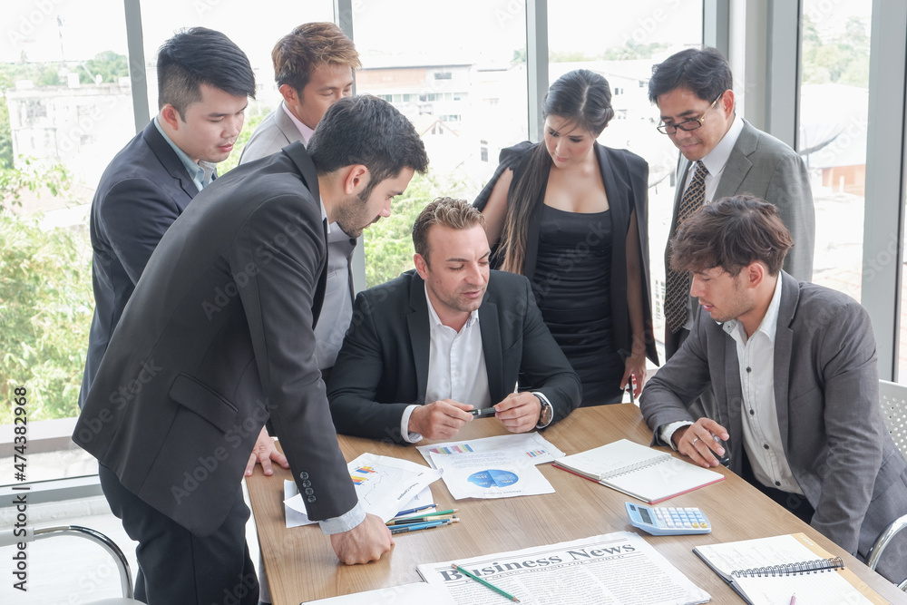 Business staff or personnel group meeting and teamwork successful Business staff or personnel group meeting and teamwork successful