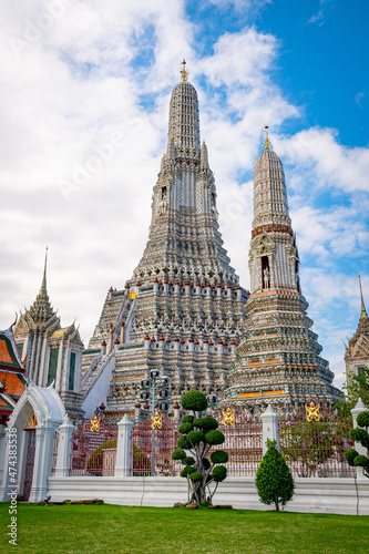Wat Arun temple in Bangkok Thailand