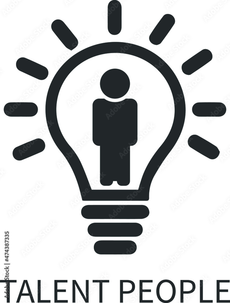 Talent people icon, talent find vector Talent people icon, talent find vector