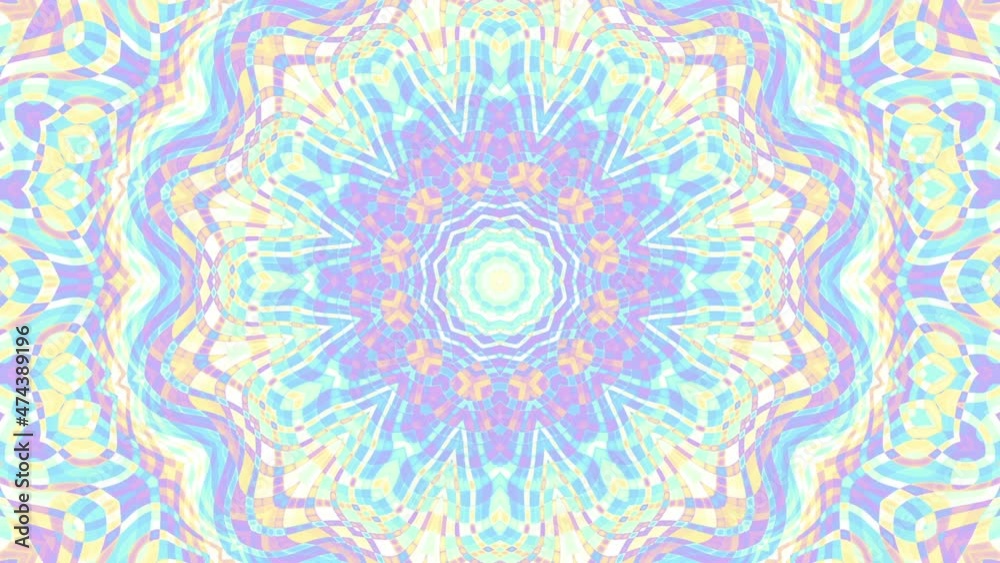 Ornate mandala loop background Ornate mandala loop background