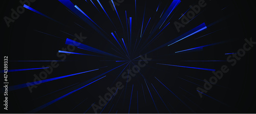 Abstract Elegant diagonal striped blue background, vector picture and Digital connection network and Light technology 
