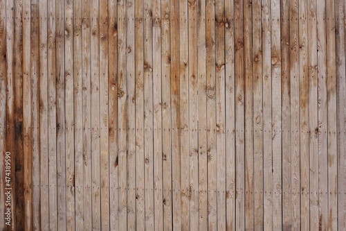 Wooden background. Wood texture. Abstract rustic surface. Vertical natural boards