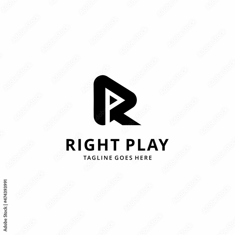 R Media Logo, letter R with Play button combination, Usable for Brand and Company Logos, Flat Design Logo Template, vector illustration R Media Logo, letter R with Play button combination, Usable for Brand and Company Logos, Flat Design Logo Template, vector illustration