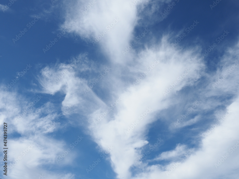 Obraz premium blue sky with clouds background