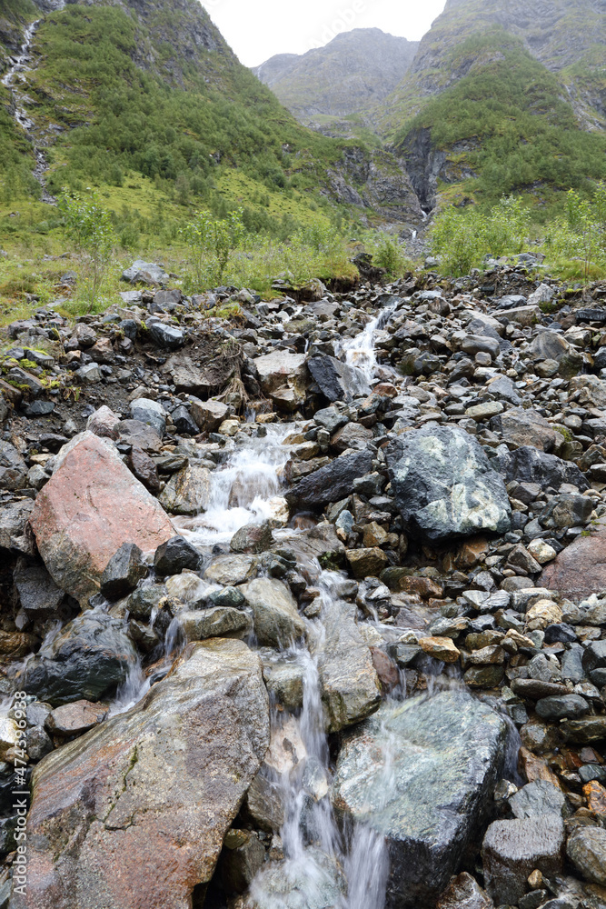 Norwegen - Trockenes Flußbett nahe Fresvik / Norway - Dry riverbed near Fresvik / Norwegen - Trockenes Flußbett nahe Fresvik / Norway - Dry riverbed near Fresvik /