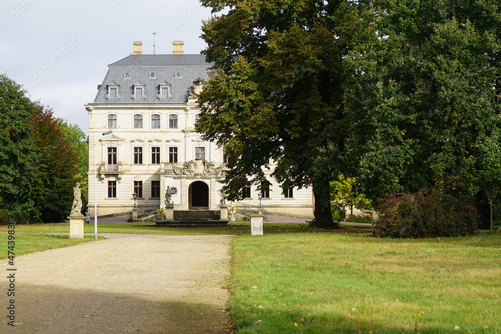 Blick zum Schloss Altdöbern in Altdöbern