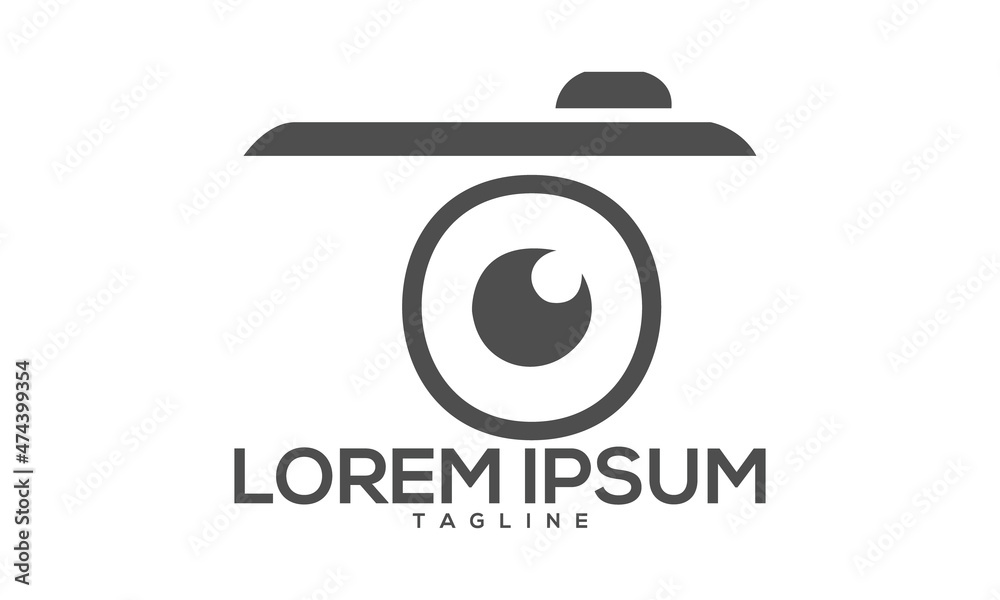 Unique camera photography logo Modern and minimalist vector and abstract logo Unique camera photography logo Modern and minimalist vector and abstract logo