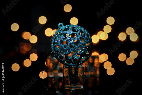 blue Christmas bauble