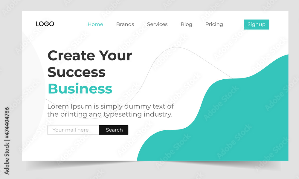 Fototapeta 
FILE #:  247671337
 Preview Crop
 Find Similar
Landing page banner template. Smartphone realistic 3d illustration, mobile interface concept. Vector layout design.