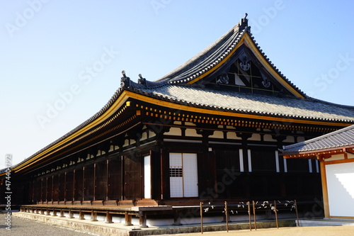 Traditional Temple, Sanjusangendo or Rengeo-in in Kyoto, Japan - 日本 京都 蓮華王院 三十三間堂 