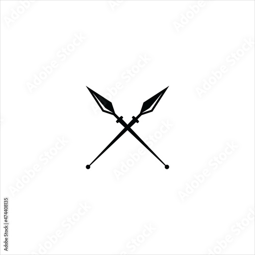 spear logo vector abstract template © Najwa