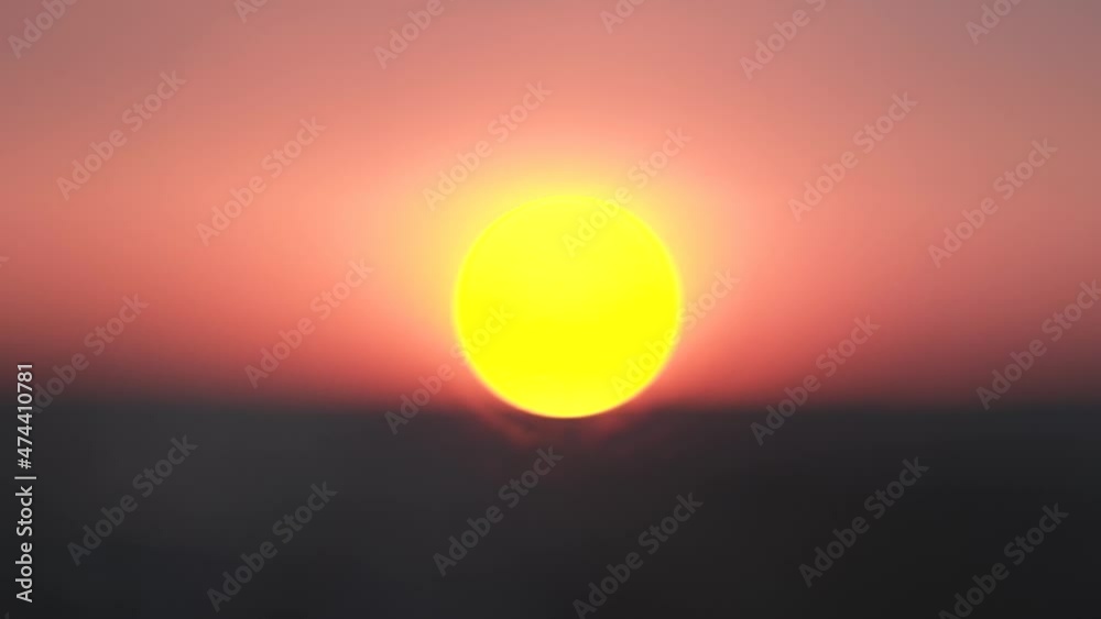 out of focus setting sun outline out of focus setting sun outline