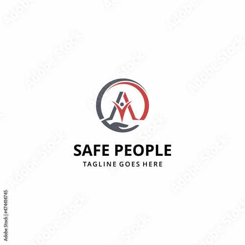 Free Download Hands With People Foundation Logo Template Illustration - GFXLoad