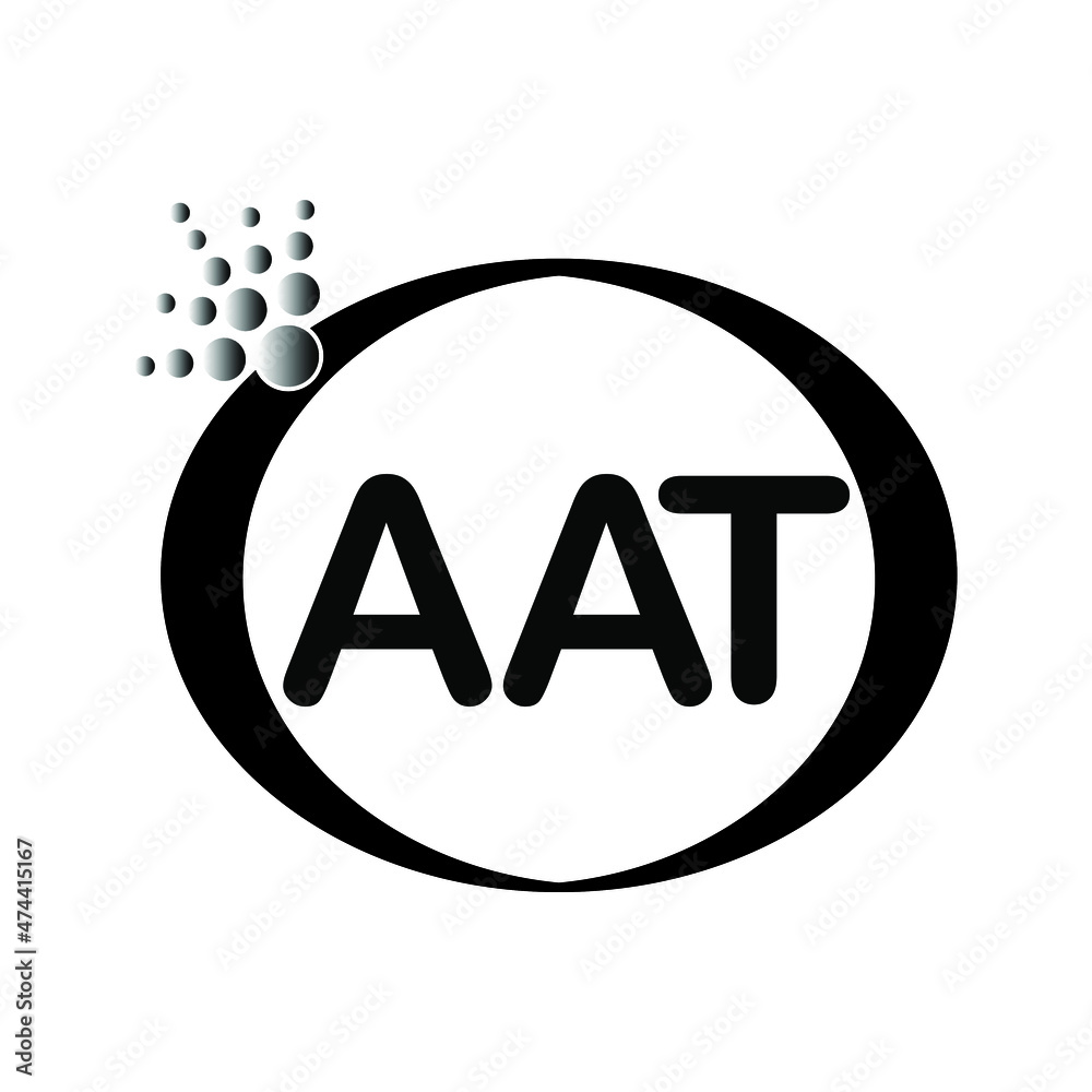 AAT letter logo icon vector template on white background. Creative letter AAT icon. AAT vector. AAT letter logo icon vector template on white background. Creative letter AAT icon. AAT vector.