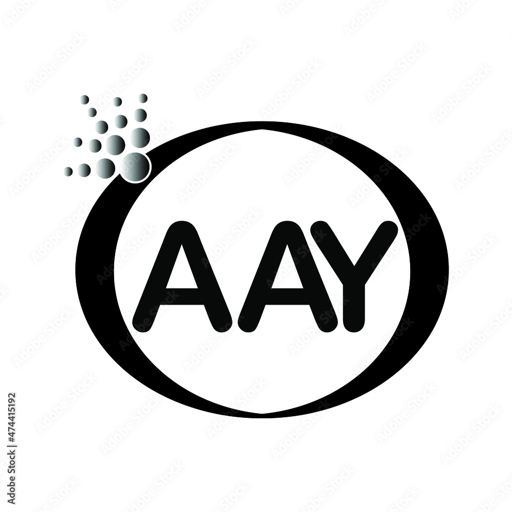 AAY letter logo icon vector template on white background. Creative letter AAY icon. AAY vector. AAY letter logo icon vector template on white background. Creative letter AAY icon. AAY vector.