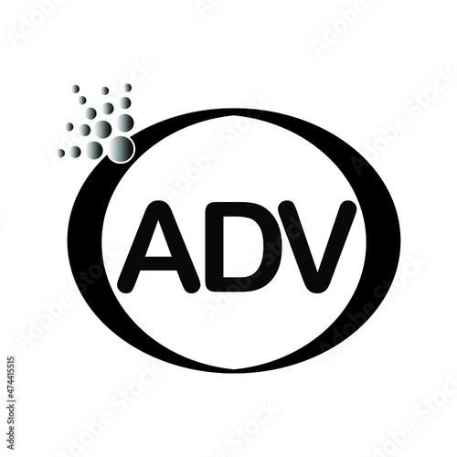  ADV logo icon vector template on white background, creative letter ADV icon. ADV vector.