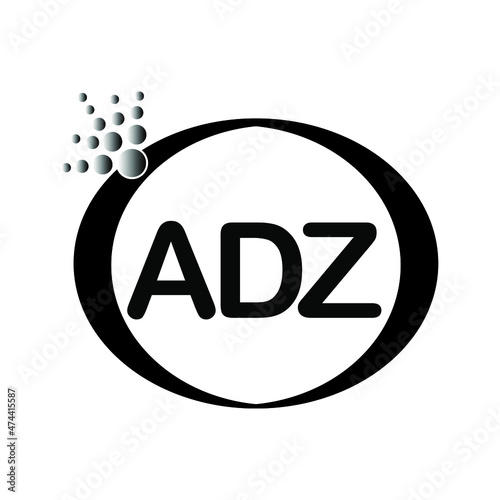 
 ADZ logo icon vector template on white background, creative letter ADZ icon. ADZ vector.
