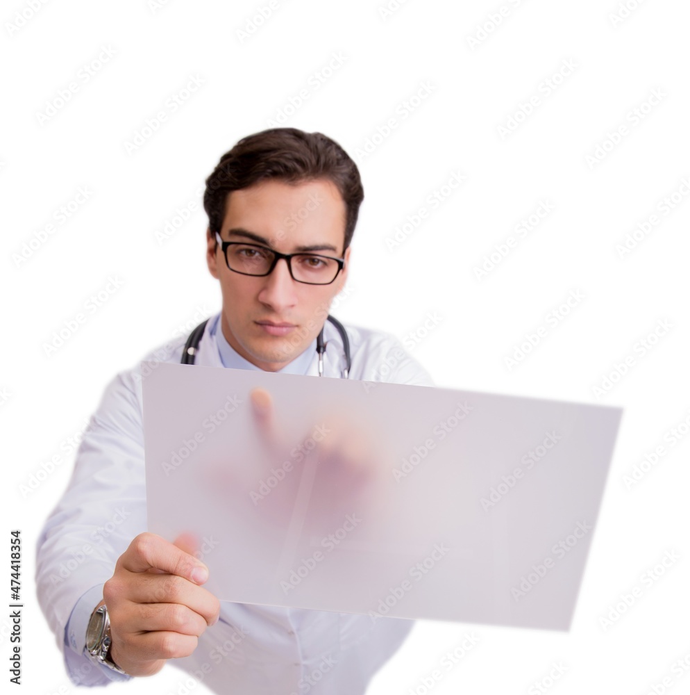 Male doctor isolated on the white background Male doctor isolated on the white background