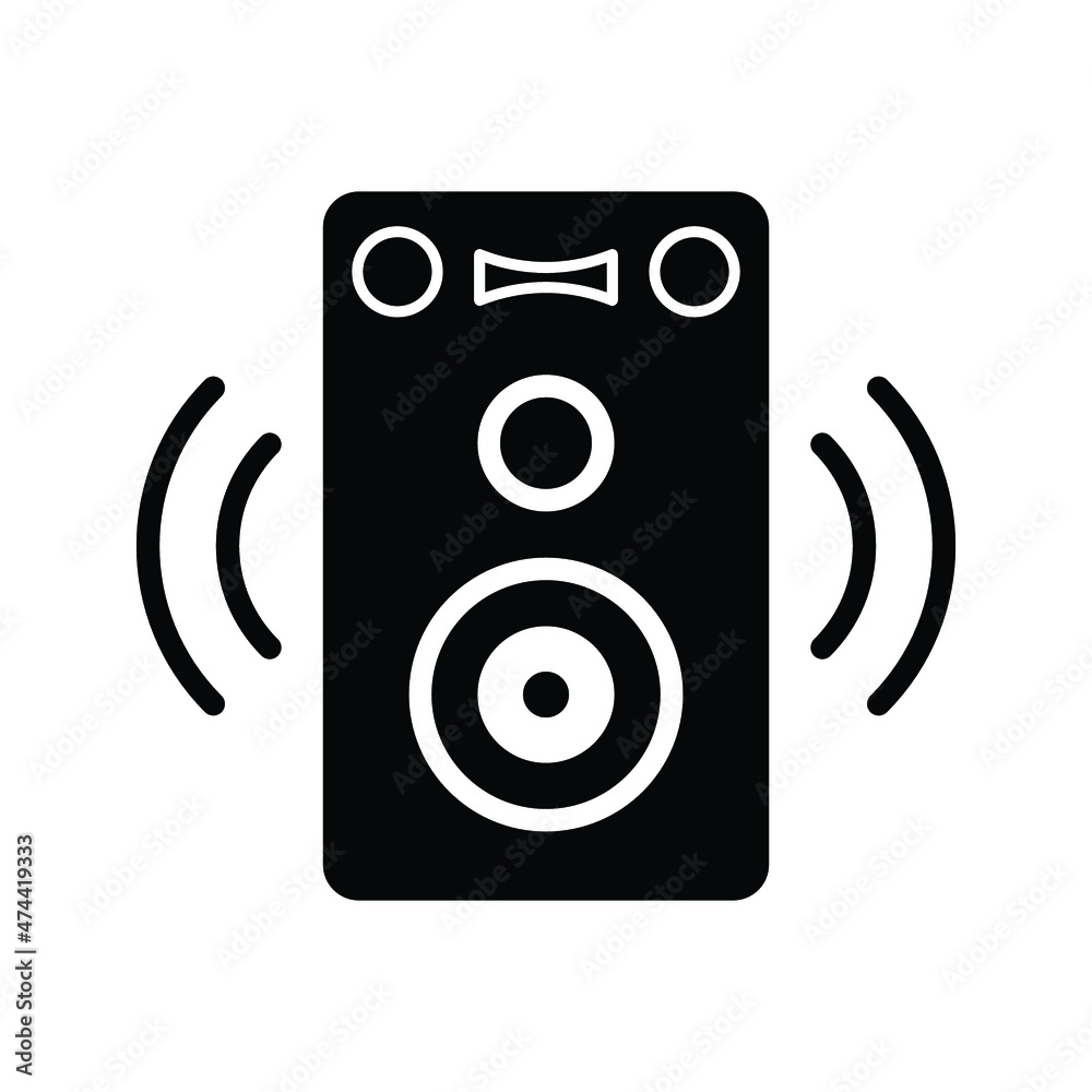 Speaker Icon vector templates on white background Speaker Icon vector templates on white background