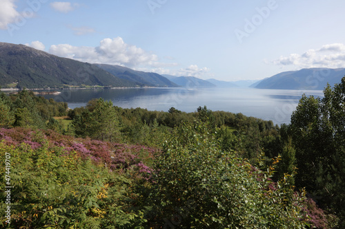 Norwegen - Sognefjord bei Nordrevik   Norway - Sognefjorden near Nordrevik  