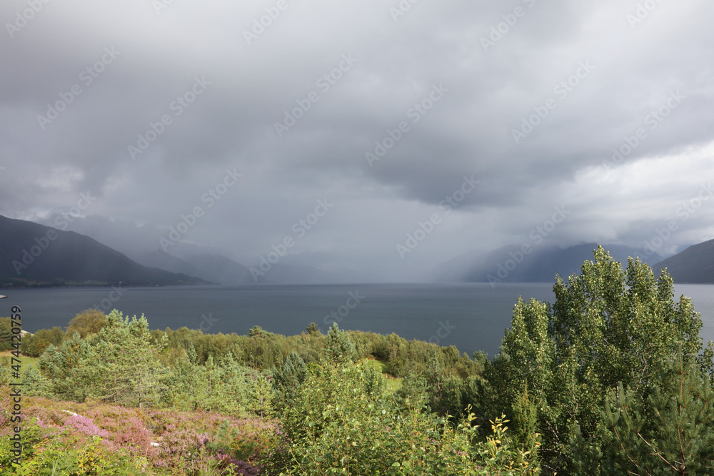 Norwegen - Sognefjord bei Nordrevik / Norway - Sognefjorden near Nordrevik /