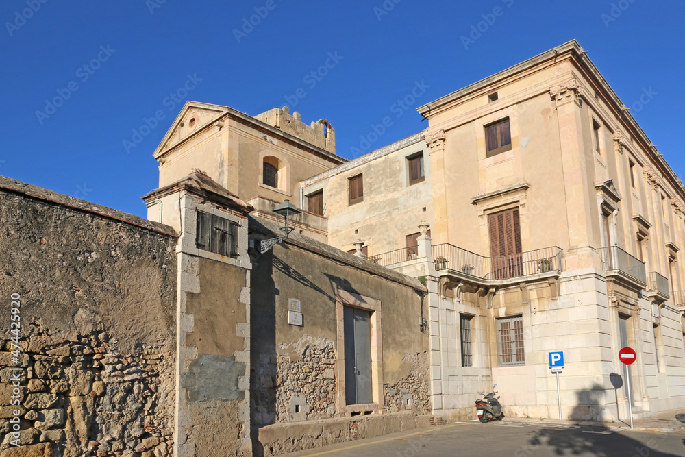 old buildings in Tarragona, Spain	
