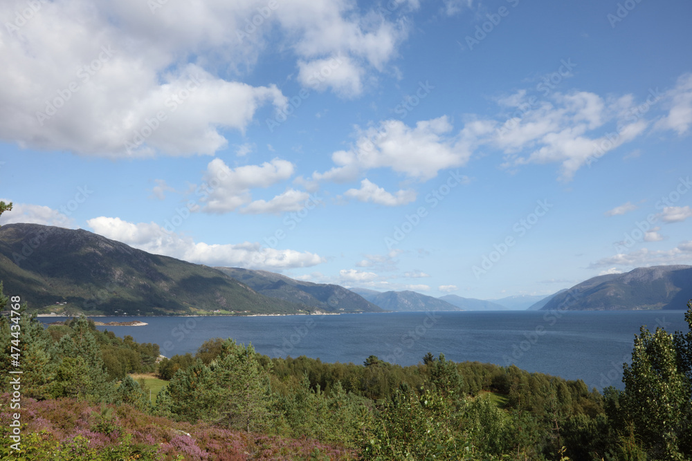 Fototapeta premium Norwegen - Sognefjord bei Nordrevik / Norway - Sognefjorden near Nordrevik /
