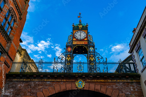 Eastgate Clock in Chester, Cheshire UK photo