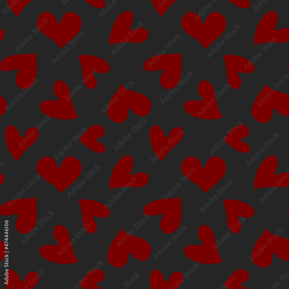 seamless pattern with hearts seamless pattern with hearts