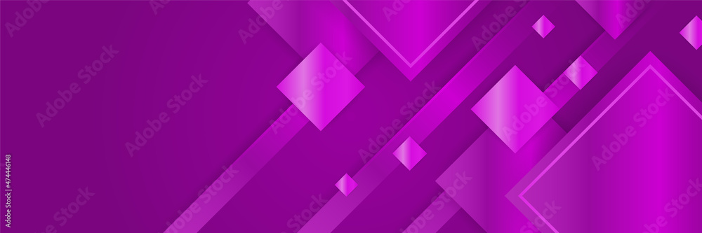Obraz premium Highlight Purple Abstract Stripes Wide Banner Design Background