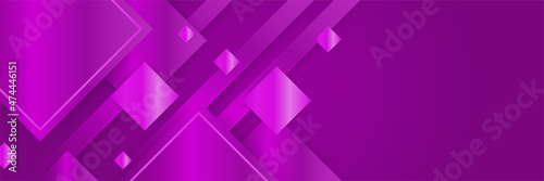 Highlight Purple Abstract Stripes Wide Banner Design Background