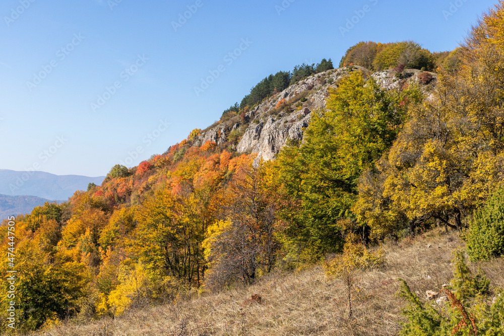 Autumn Landscape of Erul mountain near Kamenititsa peak, Bulgaria Autumn Landscape of Erul mountain near Kamenititsa peak, Bulgaria