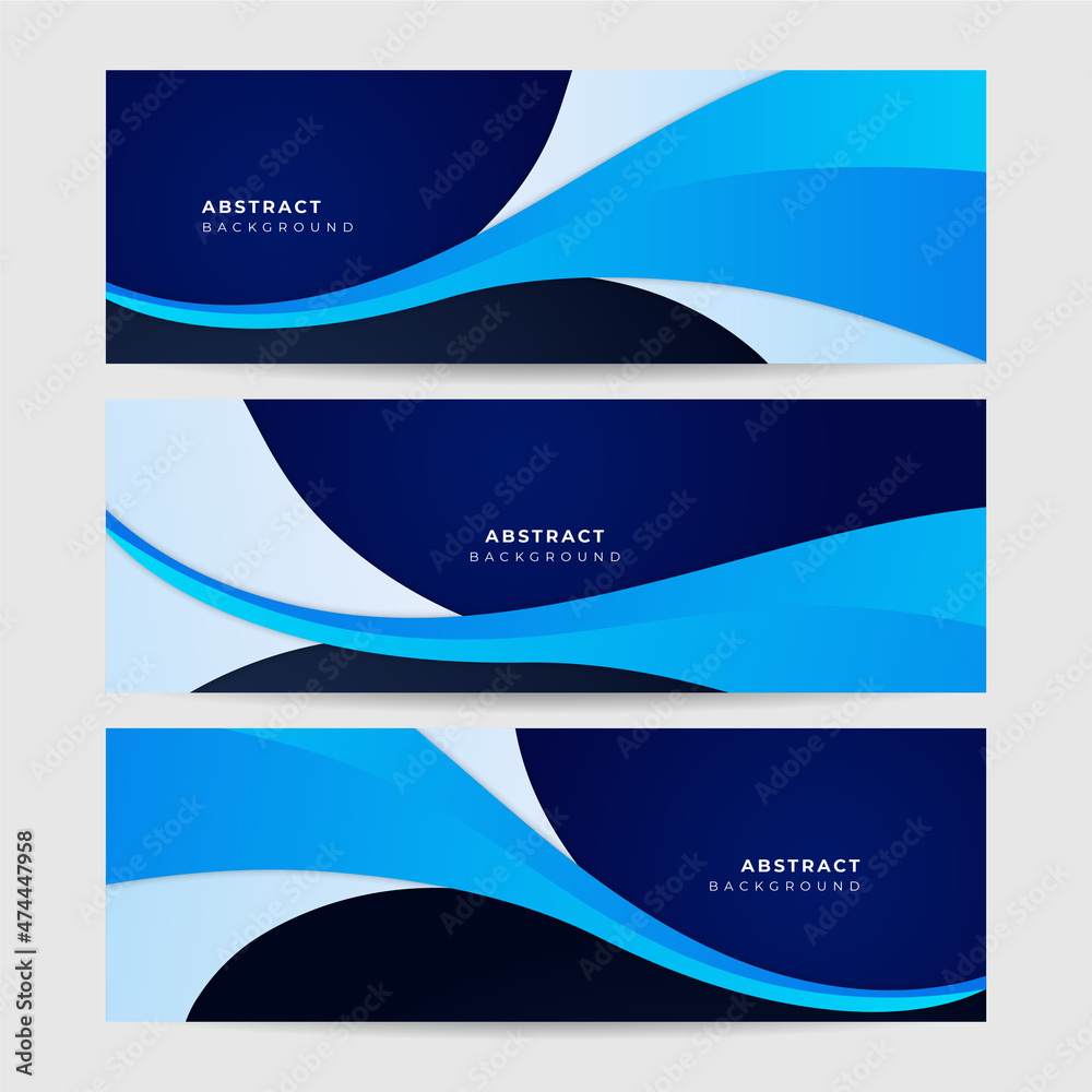 Wave Tech Dark Blue Abstract Memphis Geometric Wide Banner Design Background Wave Tech Dark Blue Abstract Memphis Geometric Wide Banner Design Background