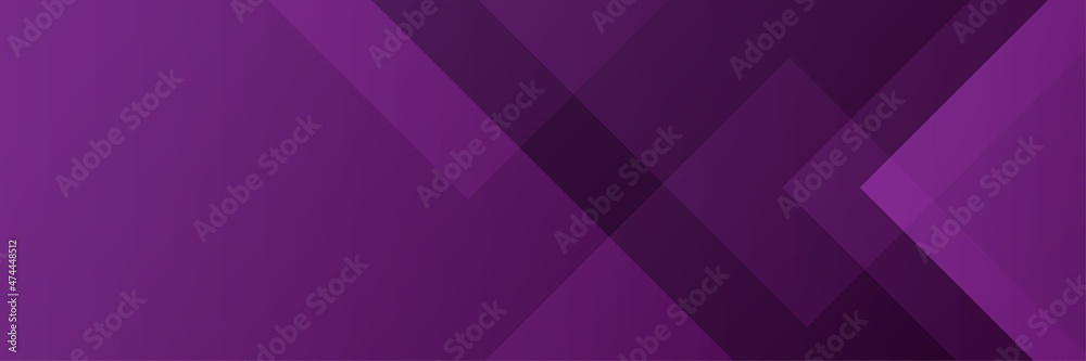Fototapeta premium Modern abstract purple banner background