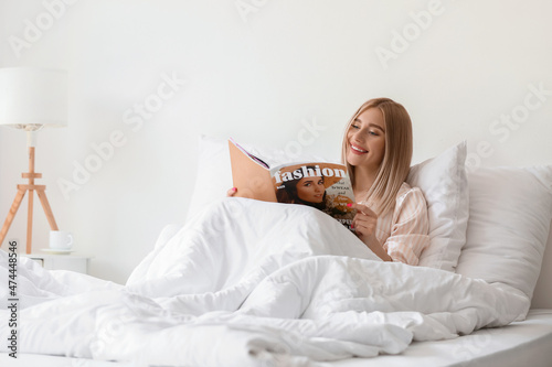 Morning of beautiful woman ...
