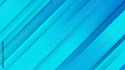 Shadow Blue Colorful Abstract Memphis Geometric Design Background