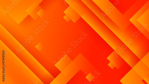 Shimer orange Colorful Abstract Geometric Design Background